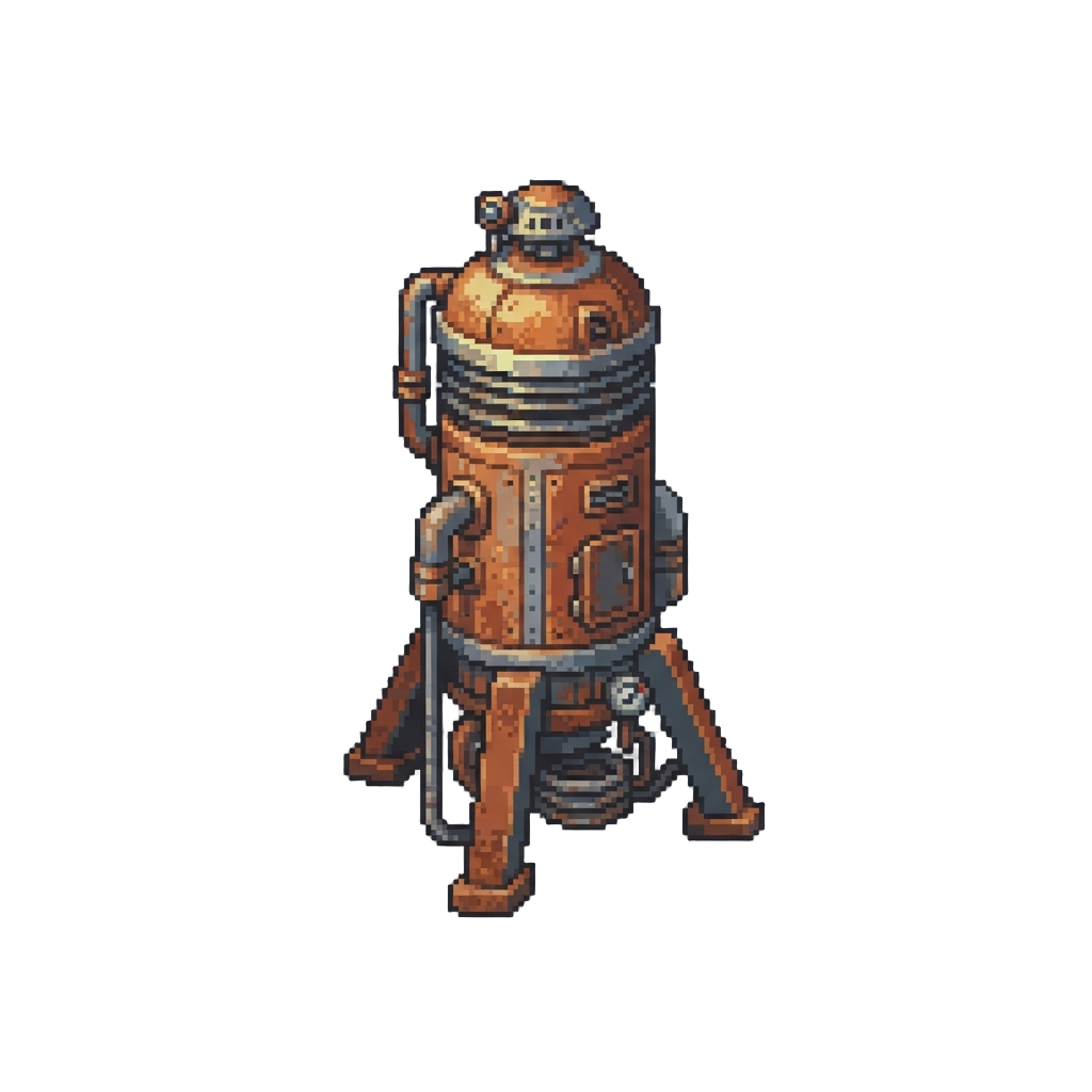 A Rusted Moisture Vaporator