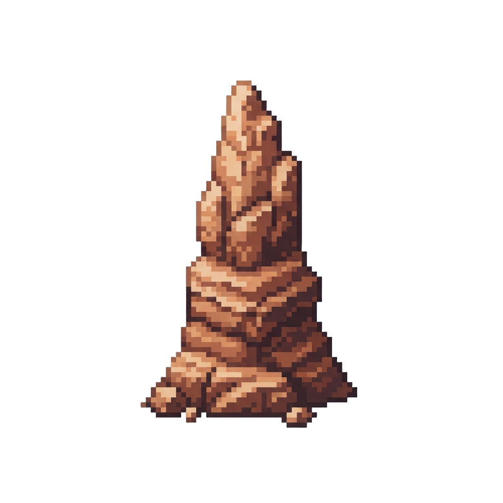 A Tall Desert Rock Spire
