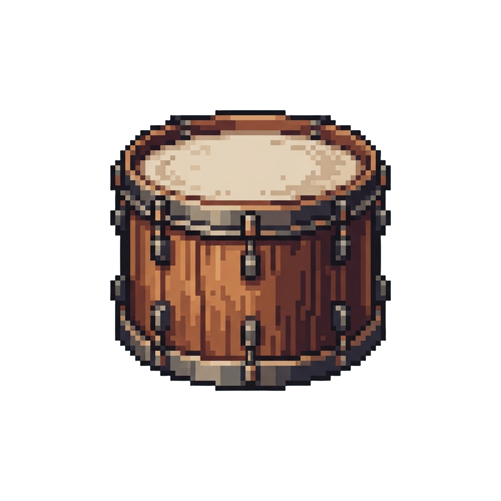 A Giant Wooden Drum Shell