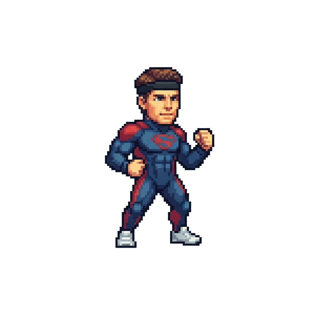 A Famous Superhero Actor in Workout Suit