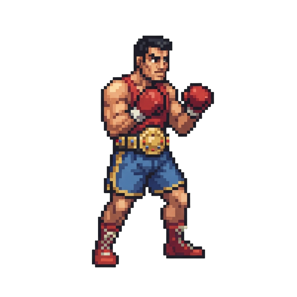 A World-champion Heavyweight Boxer
