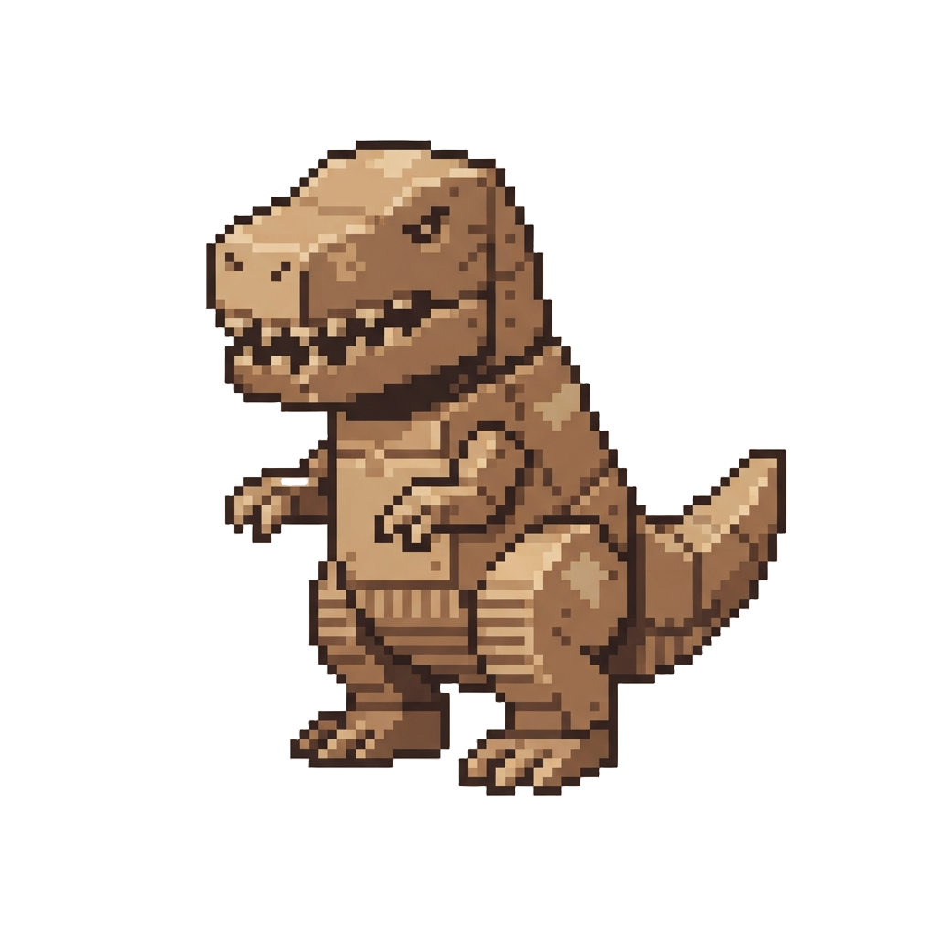 Cardboard Tyrannosaurus Suit