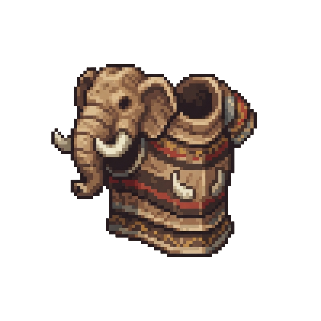 Paper-mache Mastodon Armor