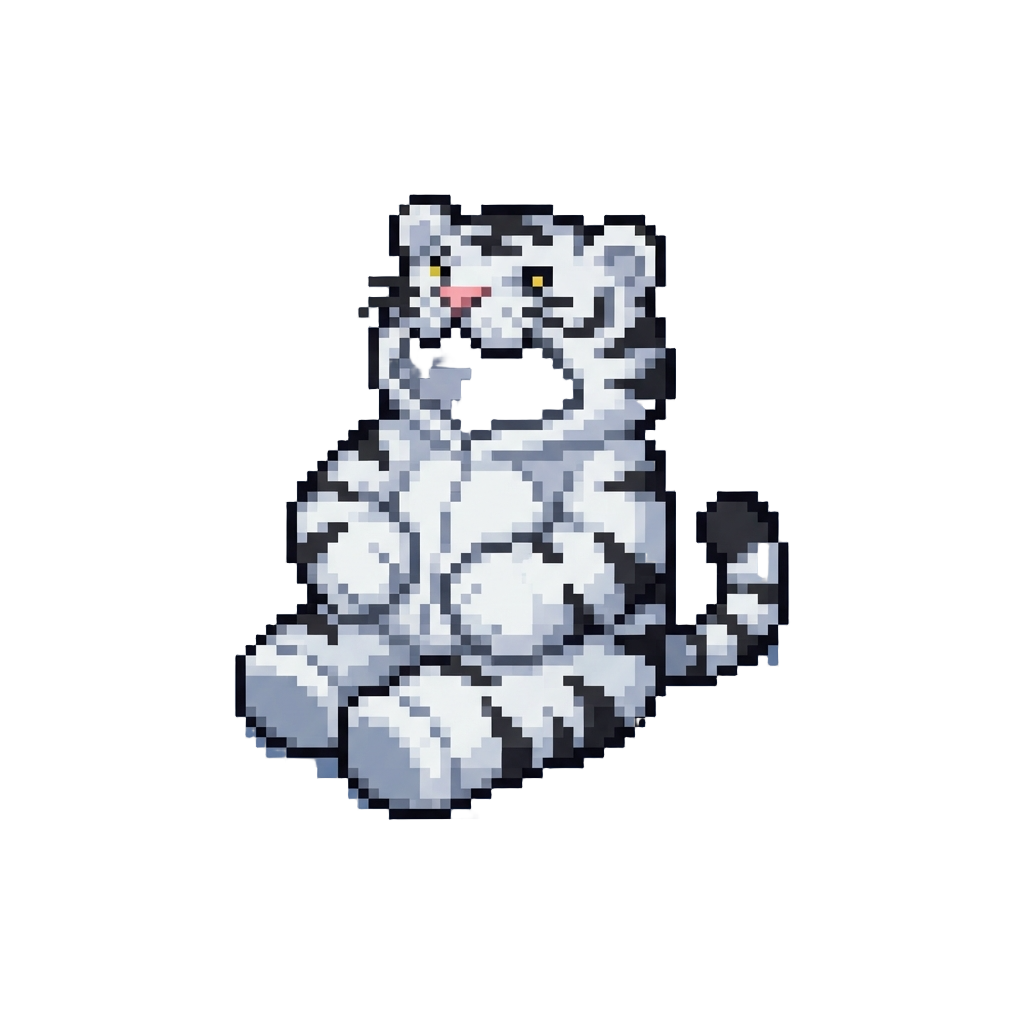Pillow-fort White Tiger Suit