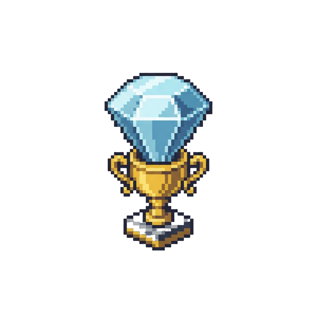 A Shimmering Diamond Trophy