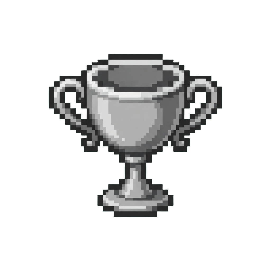 A Shiny Silver Runner-up Cup