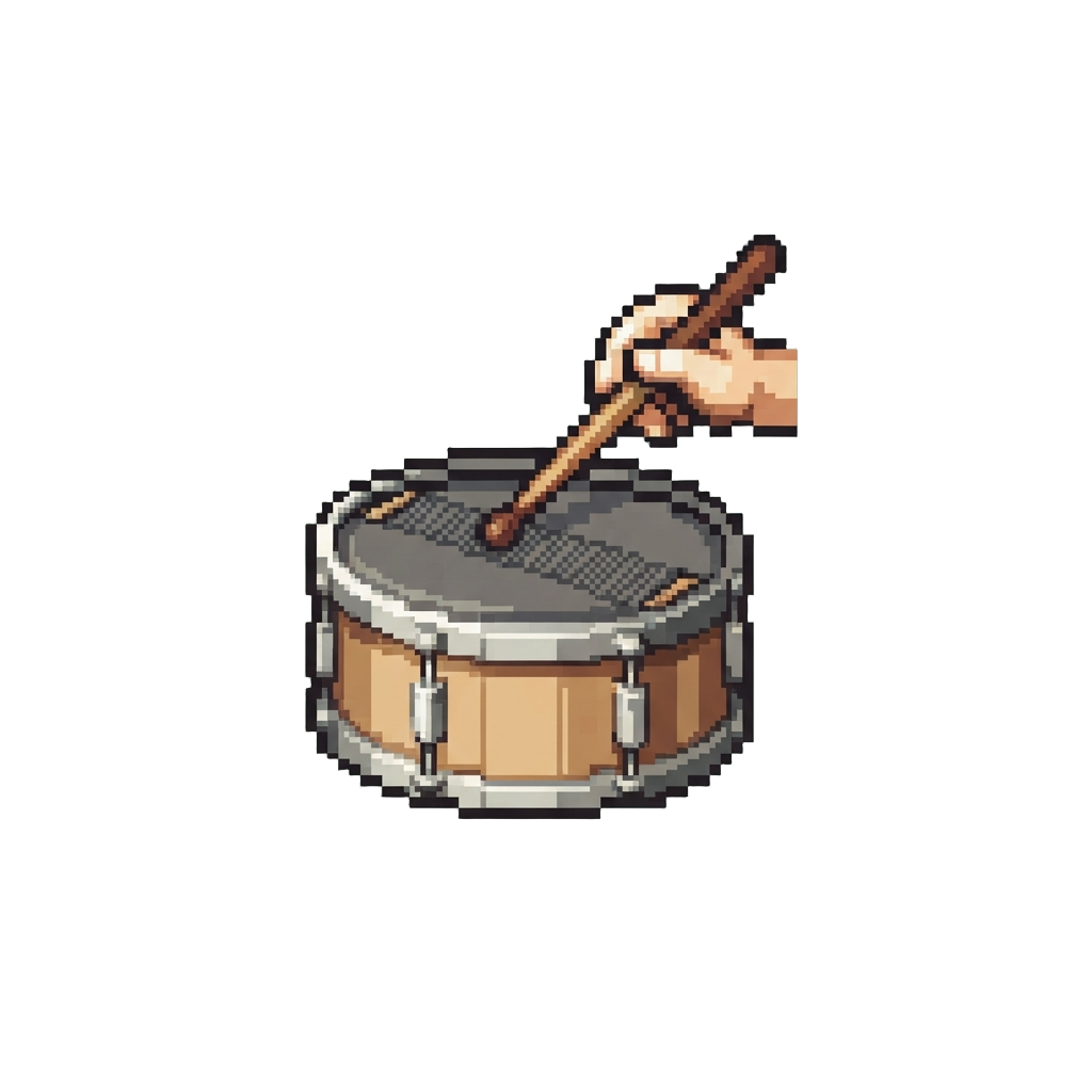A Jumping Stick-throw Catch Onto the Snare