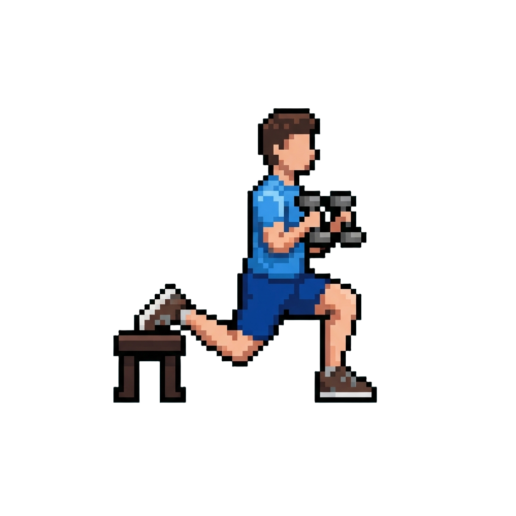 Bulgarian Split Squats with Steady Form