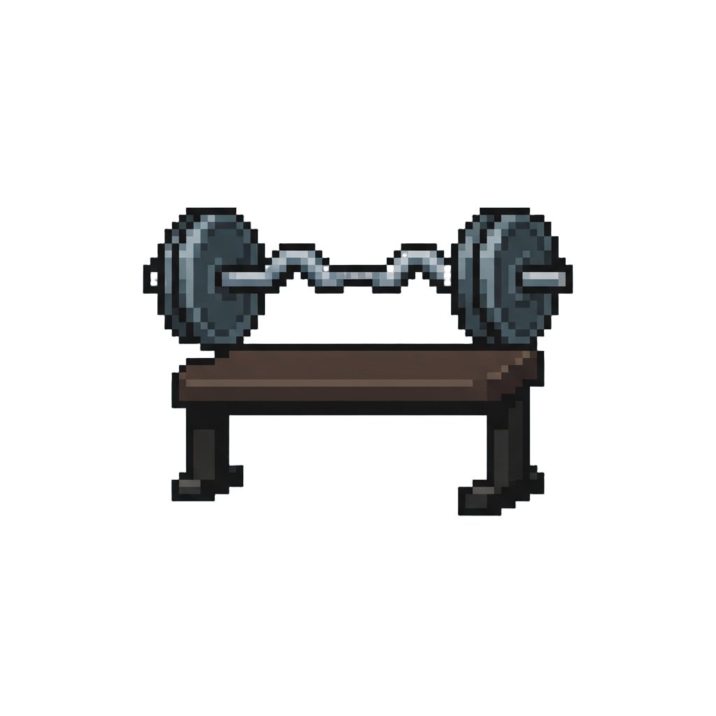 Ez-bar Skullcrushers on Flat Bench