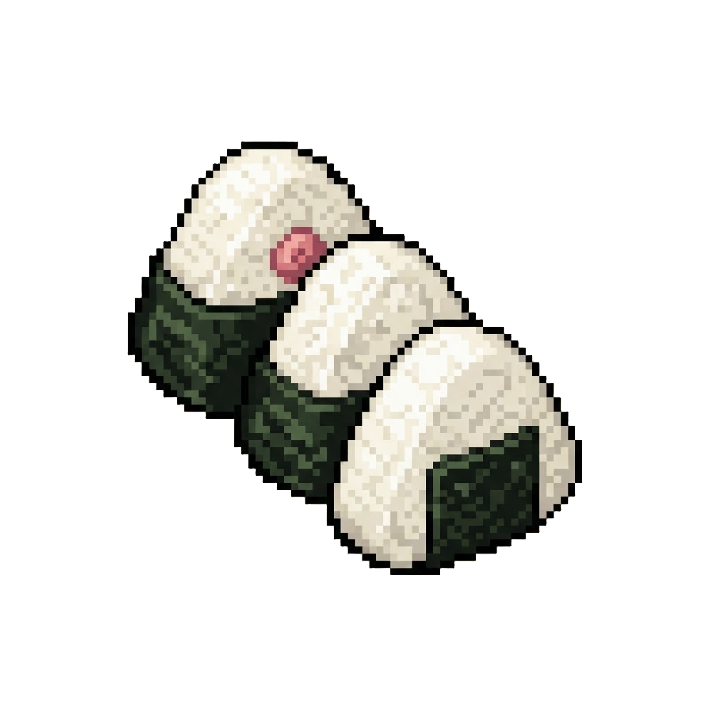 A Bundle of Cute Triangle Rice Balls