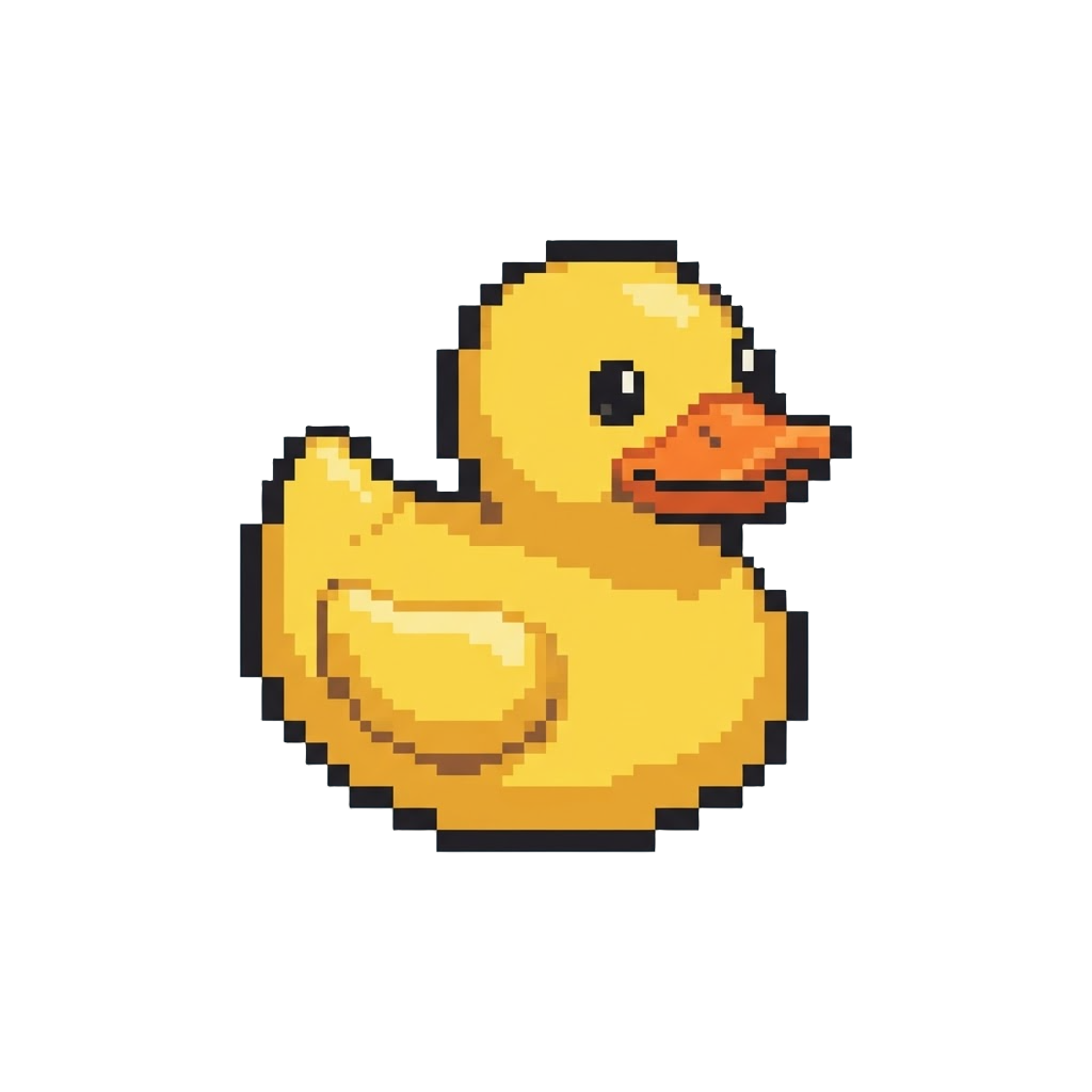 A Giant Playful Rubber Duck
