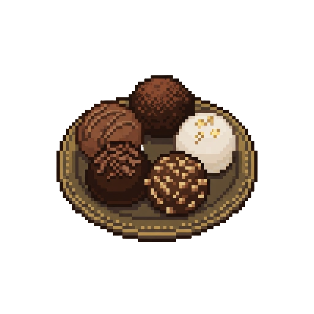 A Decadent Chocolate Truffle Platter