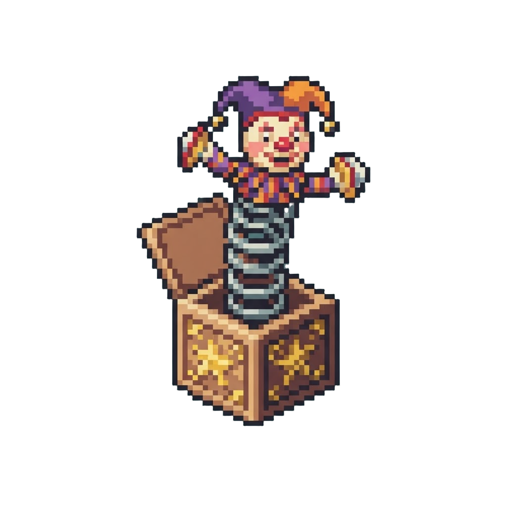 A Noisy Spring-loaded Jack-in-the-box