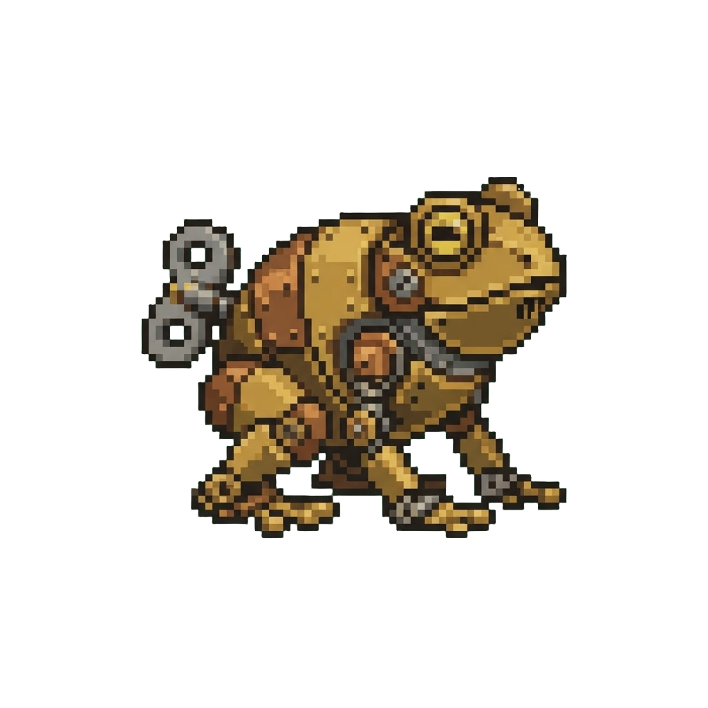 A Mechanical Wind-up Hopping Frog