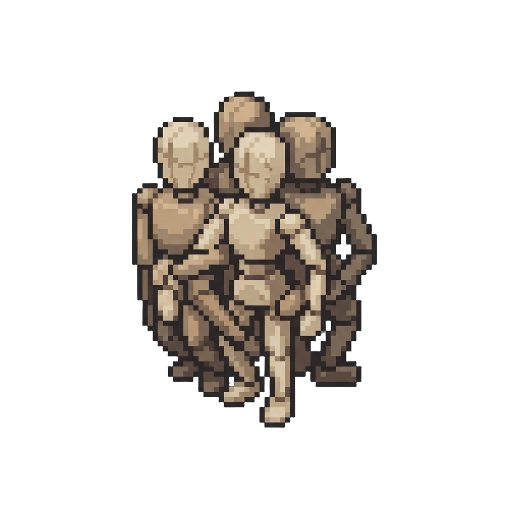 Creepy Mannequins Swarming the Entrance Requiring an Immediate Emergency Exit