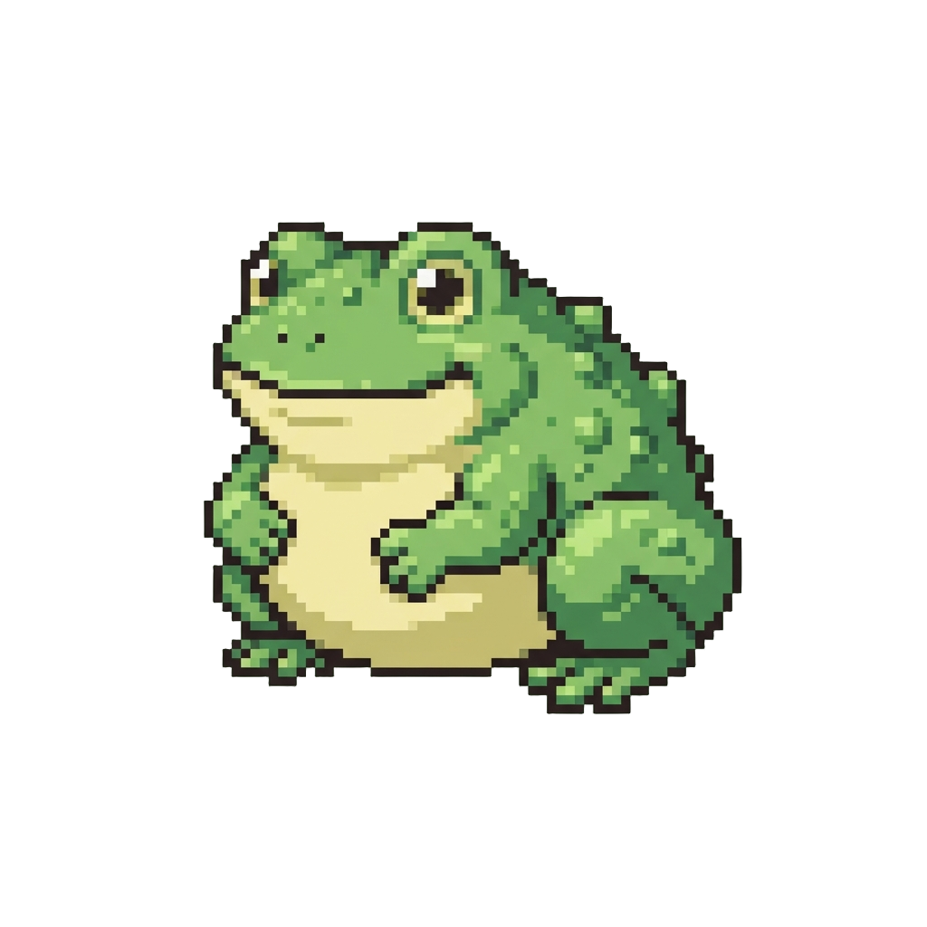 A Tiny Goofy Squishy Frog