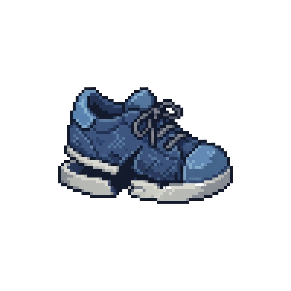 A Miniature Broken Plastic Shoe