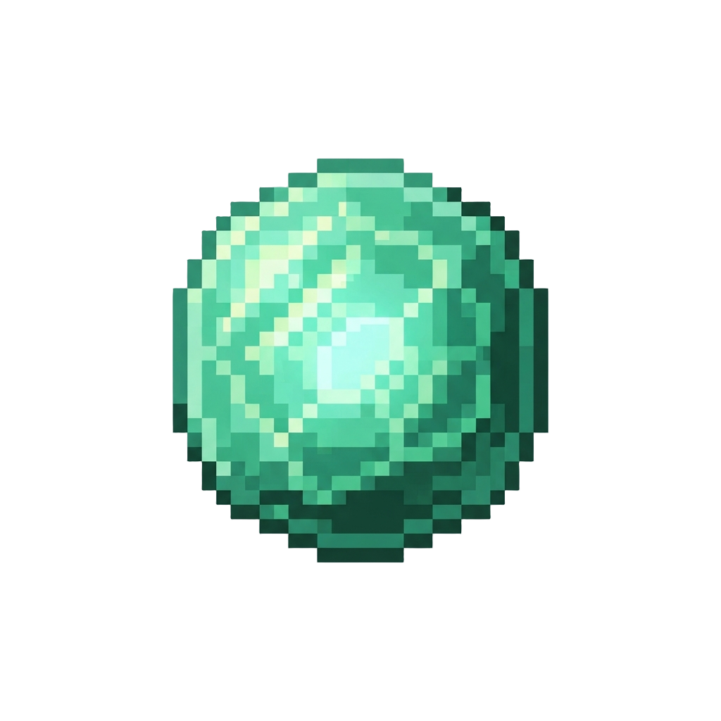 A Glowing Emerald Forcefield Aura