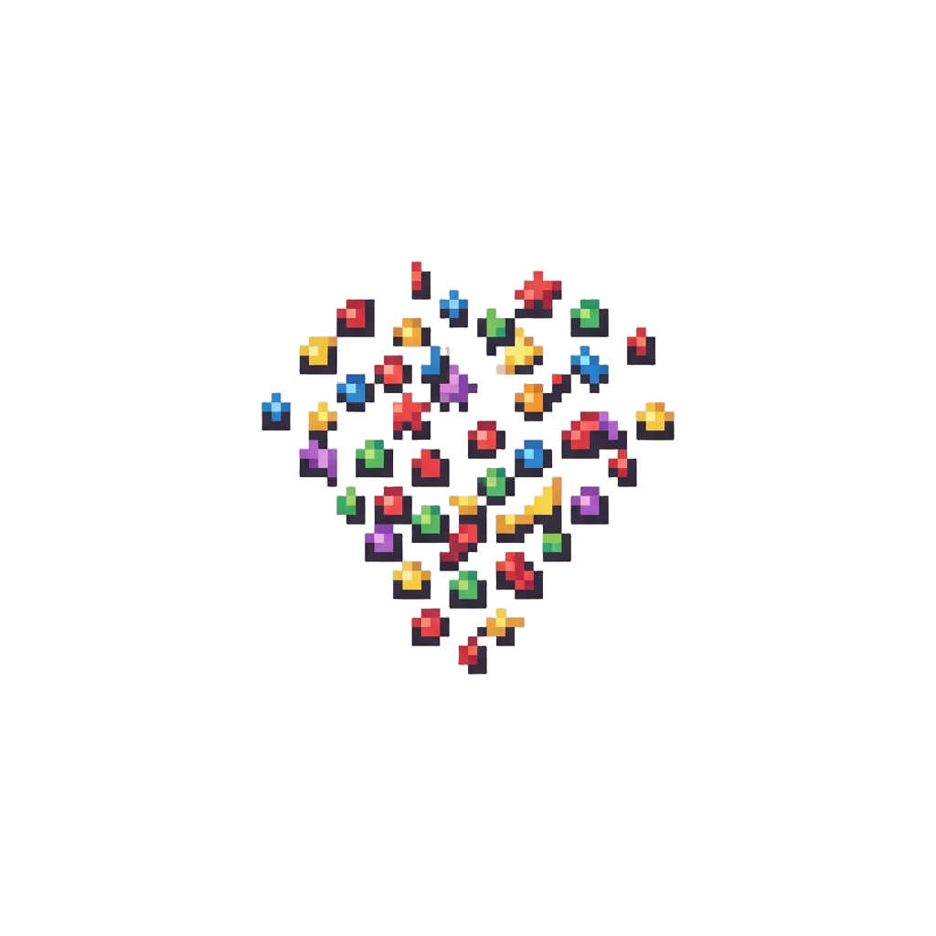 A Harmless Shower of Party Confetti