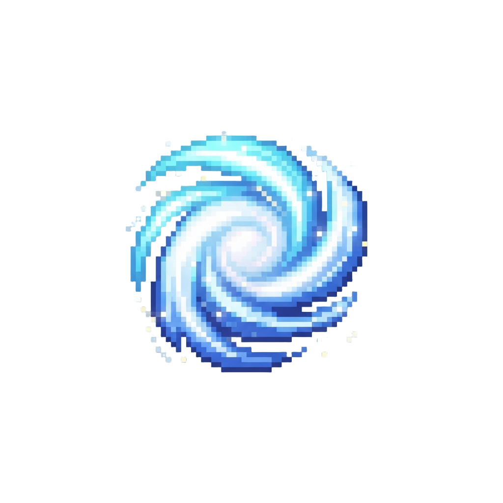 A Sparkling White Kinetic Energy Aura