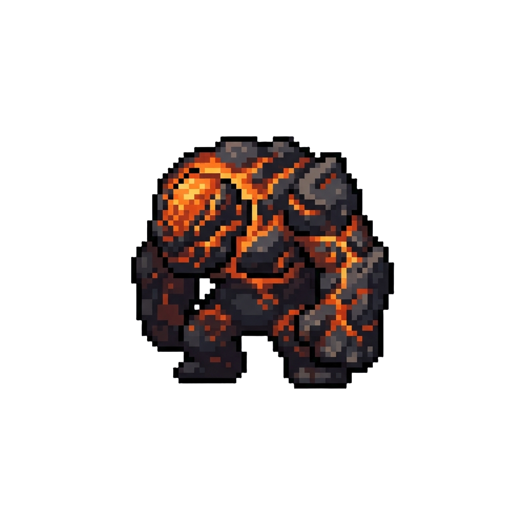A Molten Magma-crusted Hulking Mutation