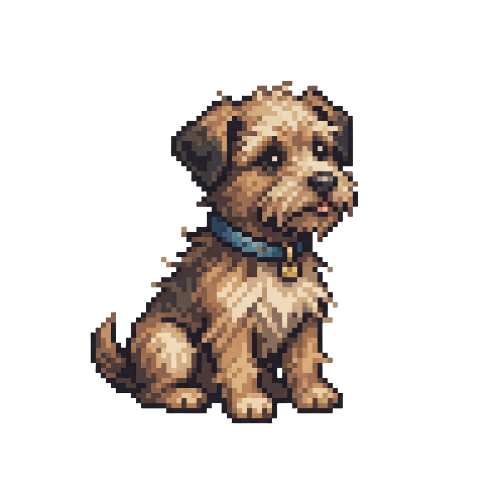 A Scruffy Terrier Puppy
