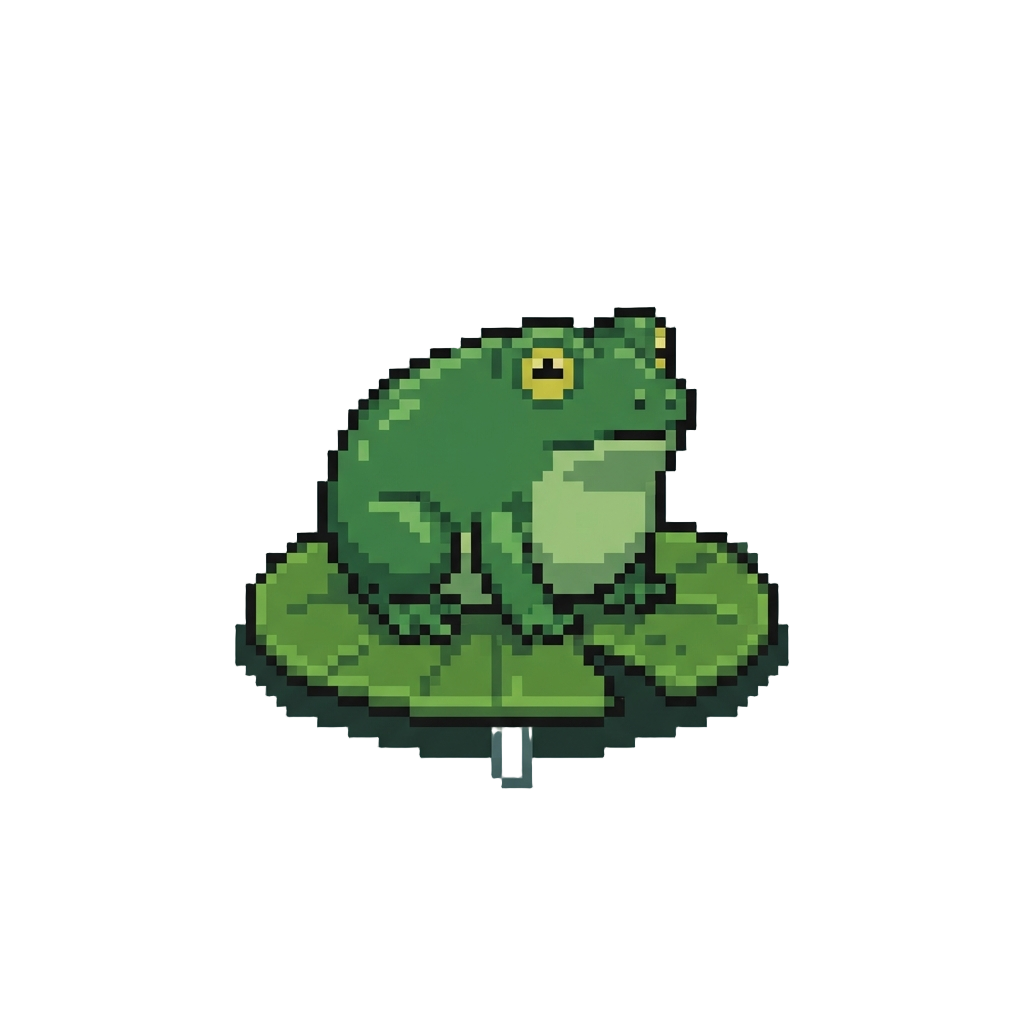 A Round Frog Sitting on a Lilypad