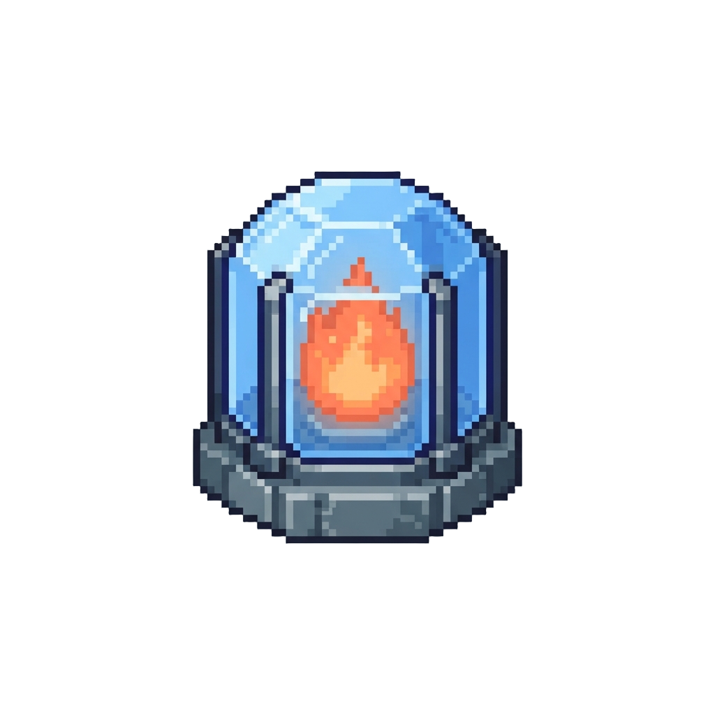 A Luminous Crystal-shielded Chamber