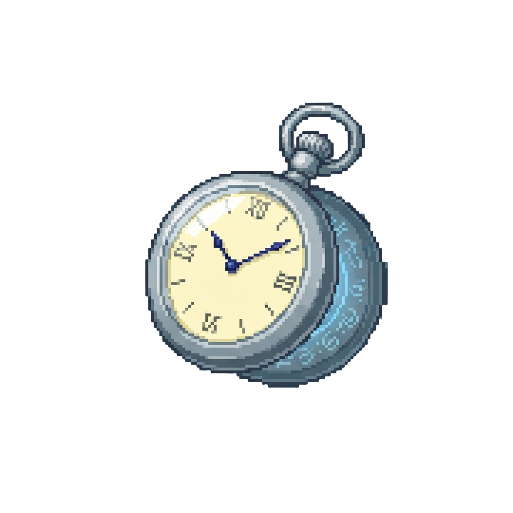 A Enchanted Silver Pocket Watch