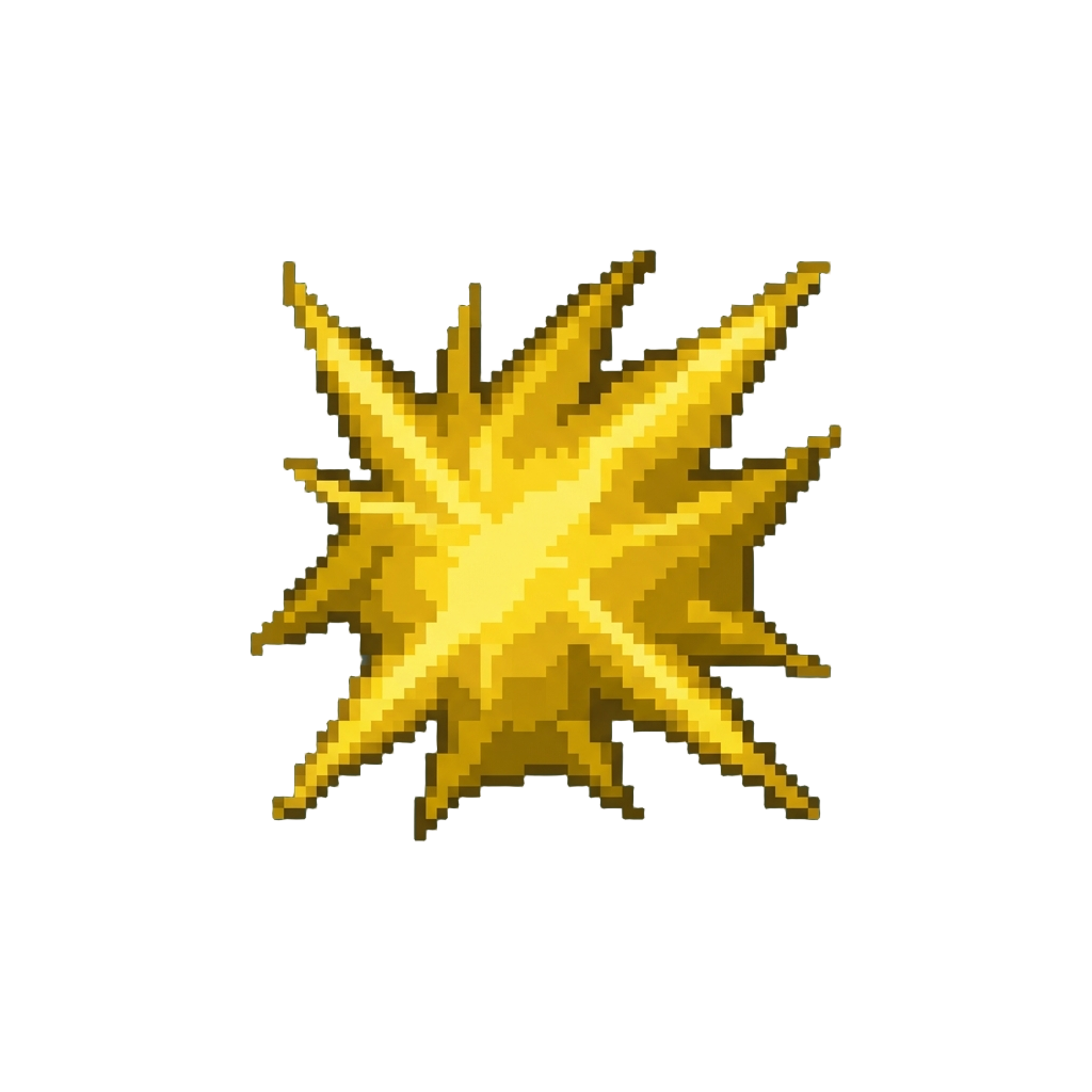 Dark Golden Energy Surge with Shockwaves