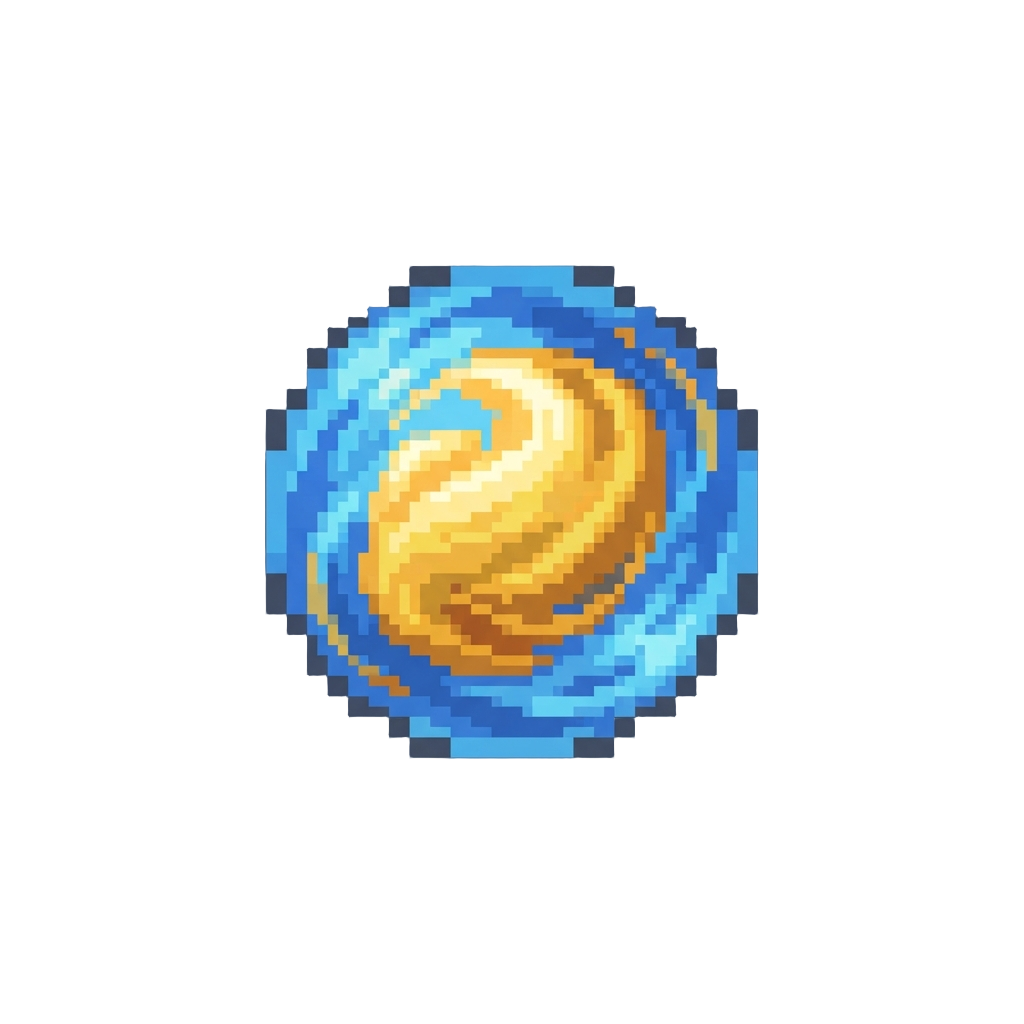 Supercharged Blue-gold Plasma Aura
