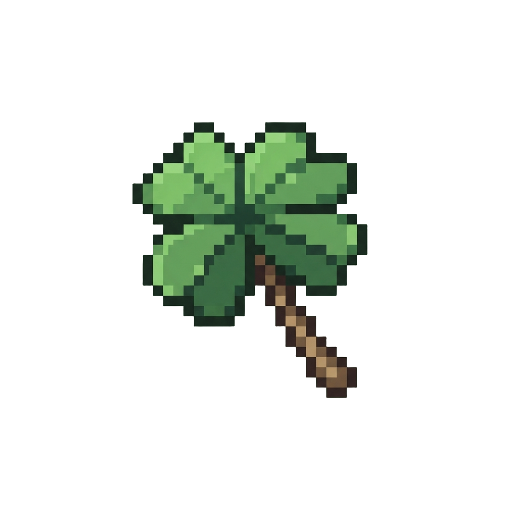 A Single Lucky Four-leaf Clover