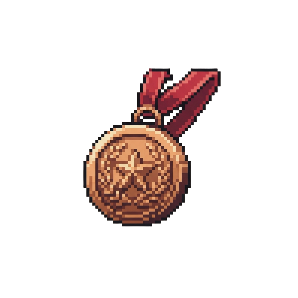 A Shiny Bronze Medal