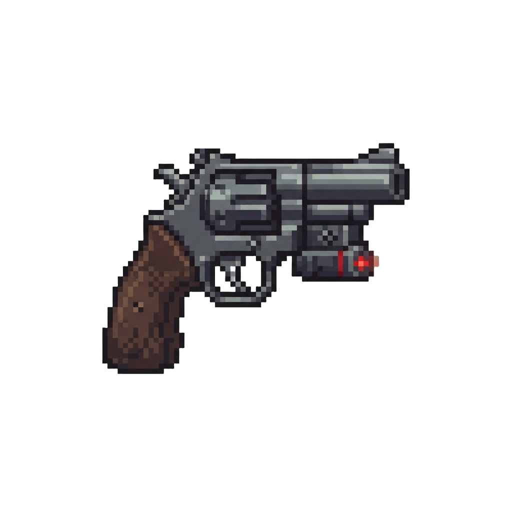 A Laser-sighted Magnum Revolver