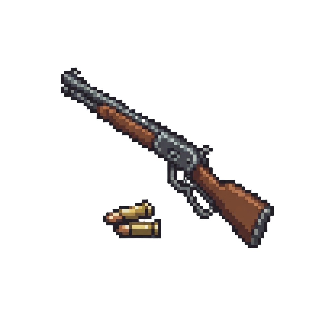 A Lever-action Rifle with Two Bullets