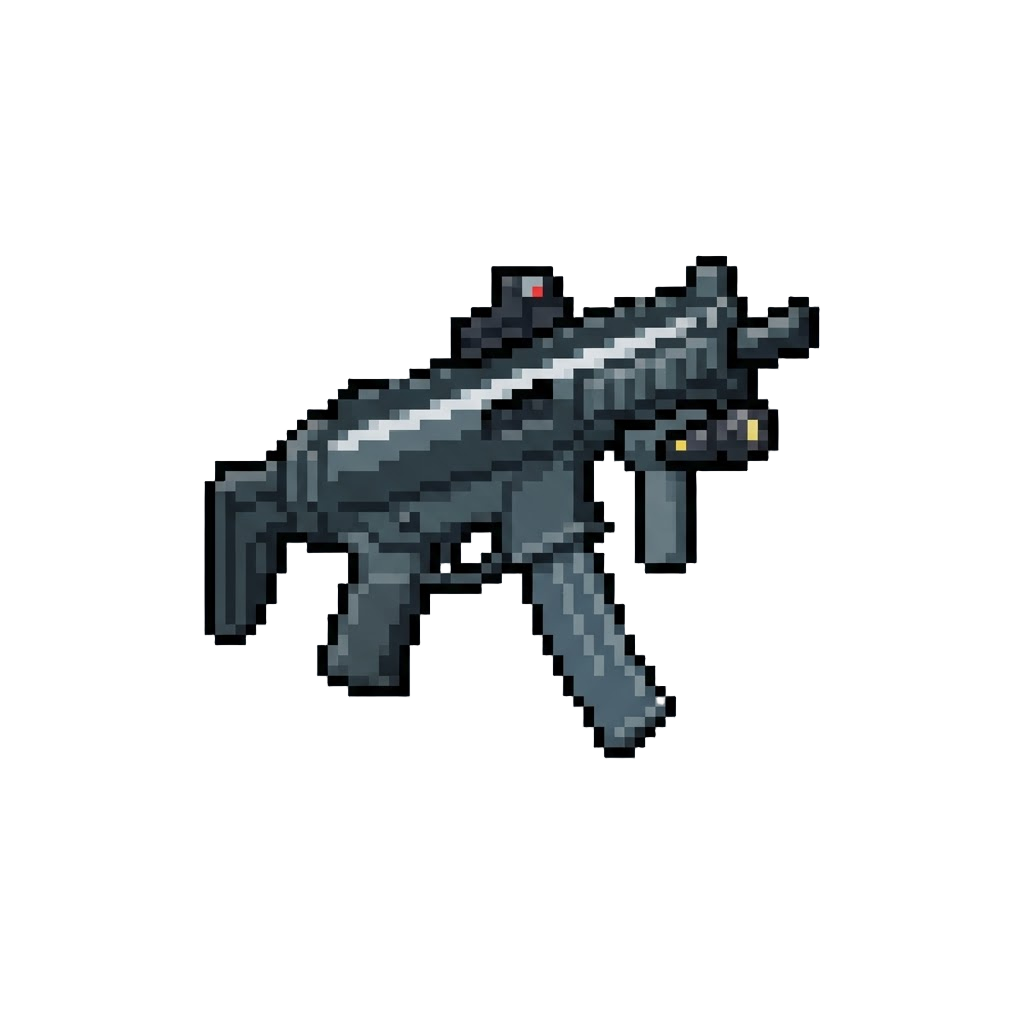A Fully Loaded Tactical Submachine Gun