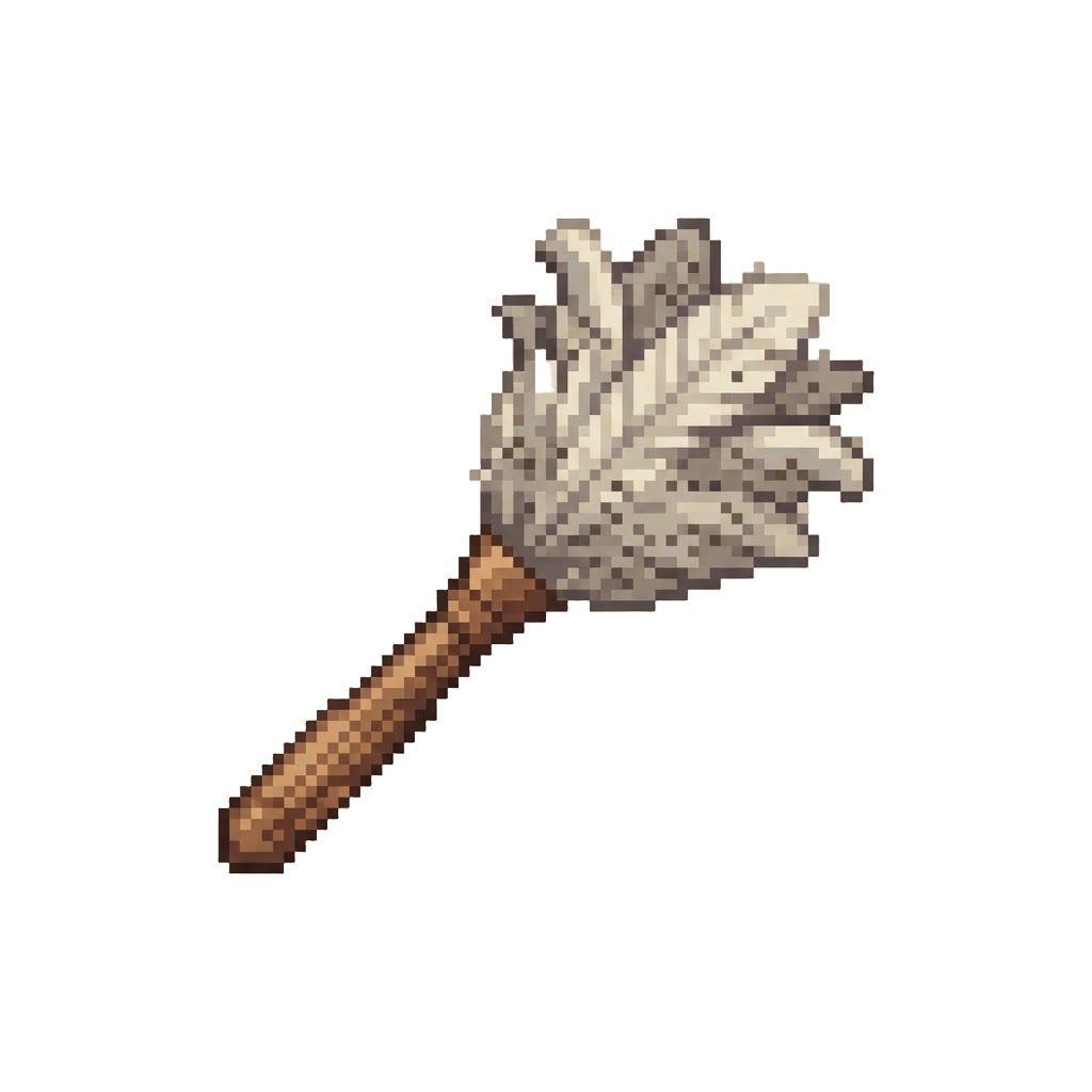 A Dusty Feather Duster