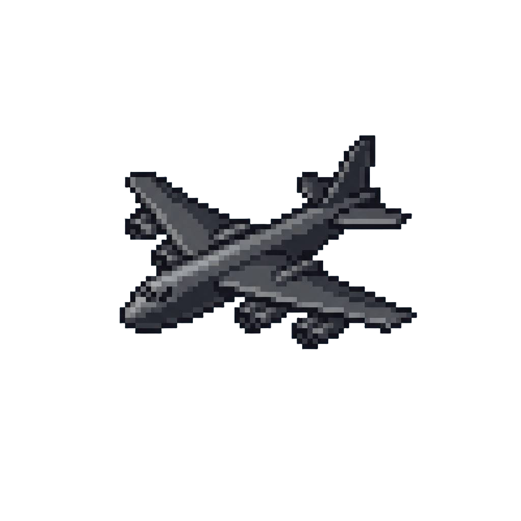 A Jet-black Condor Bomber with Carpet-bomb Pods