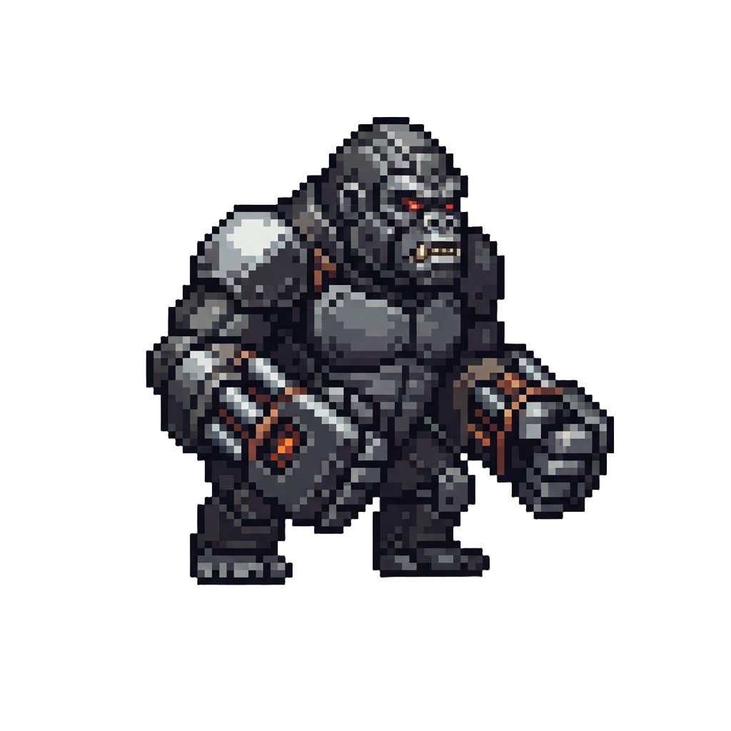 A Iron Titan Gorilla with Hydraulic Impact Fists