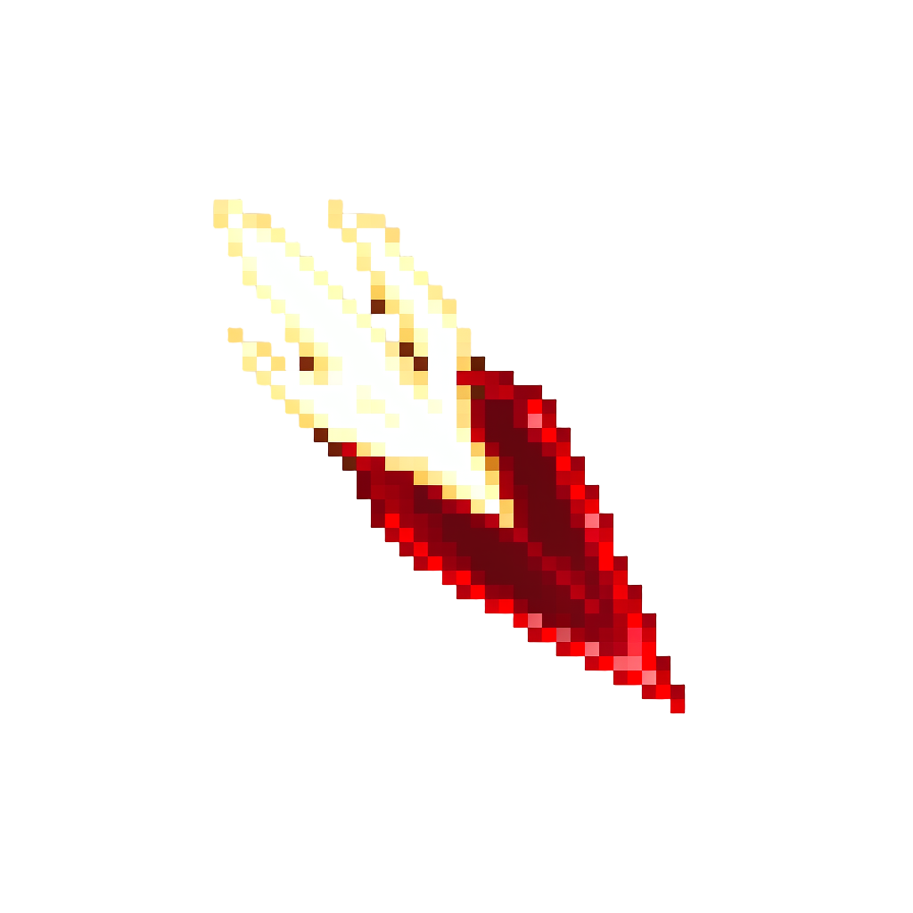A Ruby Saber Phantom with Charged Energy Tusks
