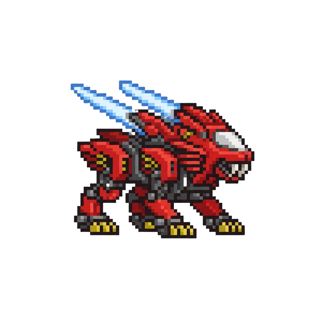 A Scarlet Blade Liger with Twin Laser Swords
