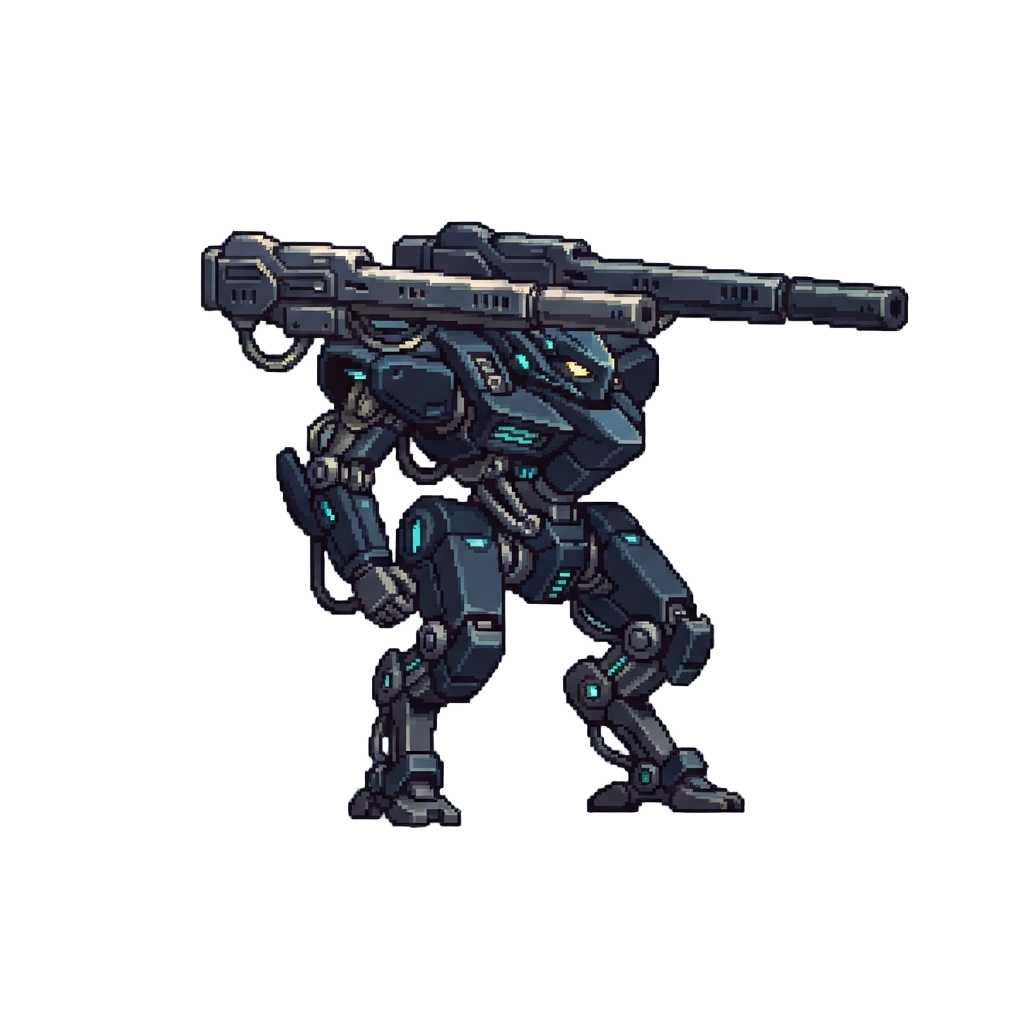 A Midnight Panthera with Suppressed Railguns