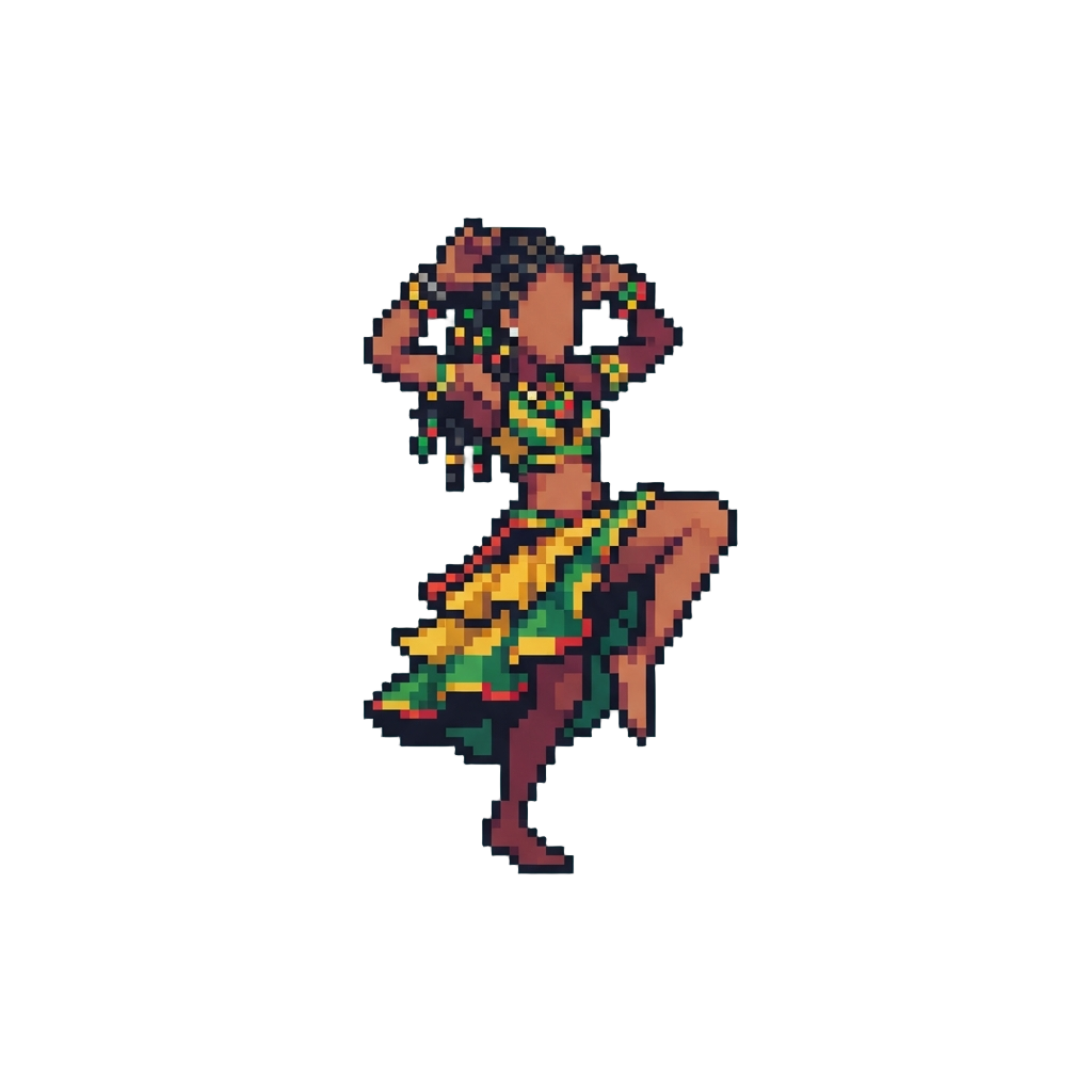 A Stylish Jamaican Dance-hall Win Pose