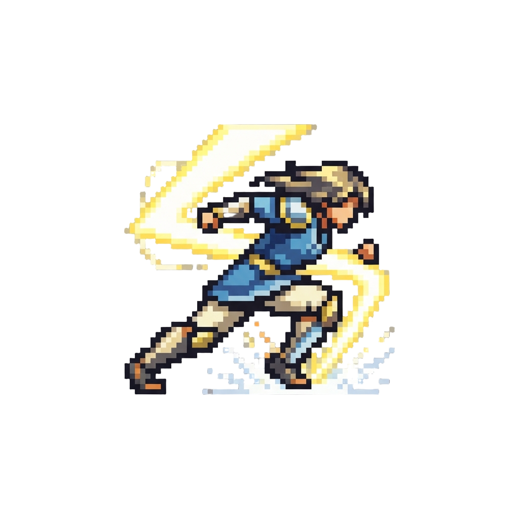 A Legendary Lightning-bolt Sprint and Knee-slide
