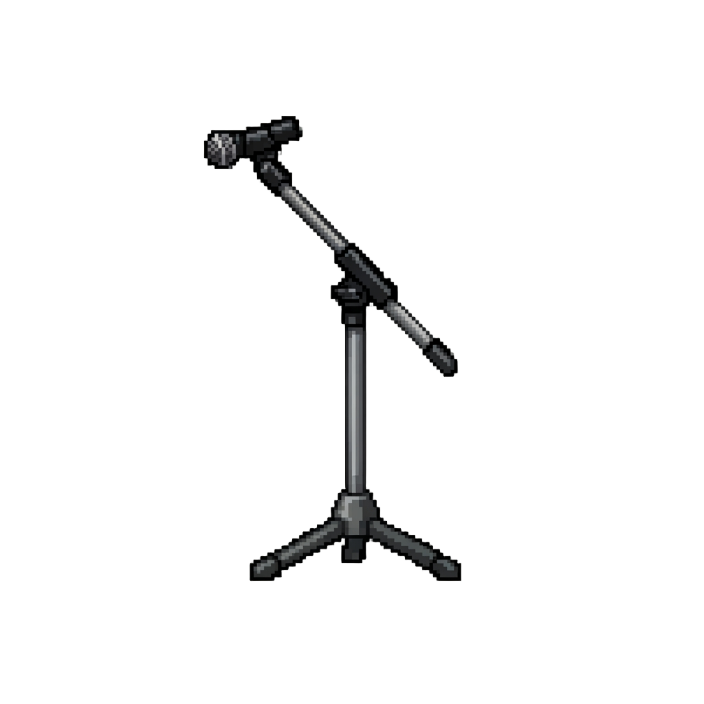The Microphone Stand Slipping Down to Knee Height