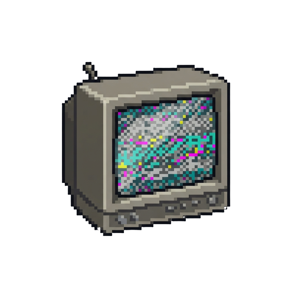 The Background Screen Flashing a Glitchy Loud Static Error