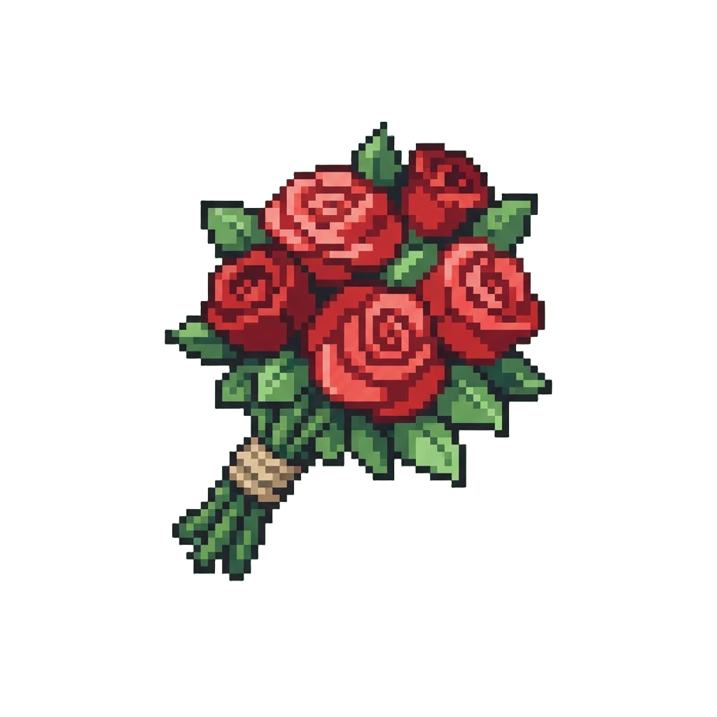 A Bundle of Sweet Red Roses