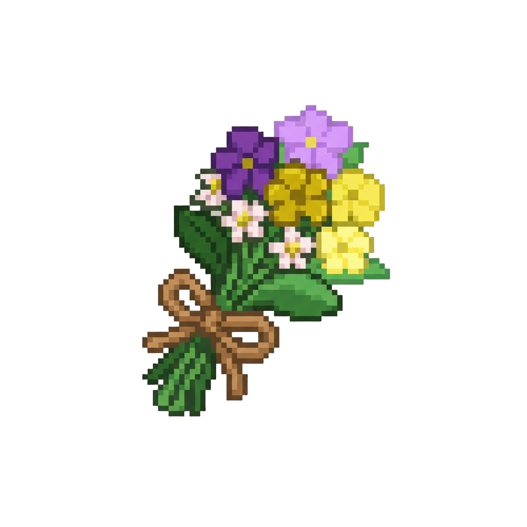 A Bouquet of Fresh Wildflowers
