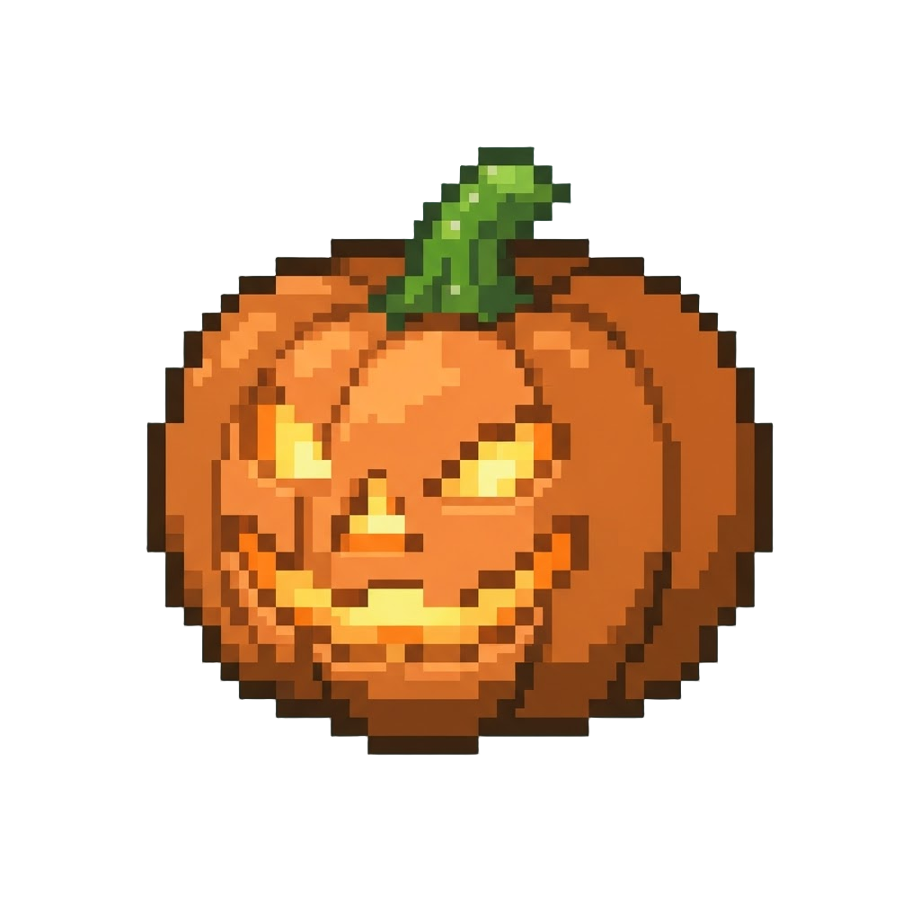 A Giant Glowing Jack-o'-lantern