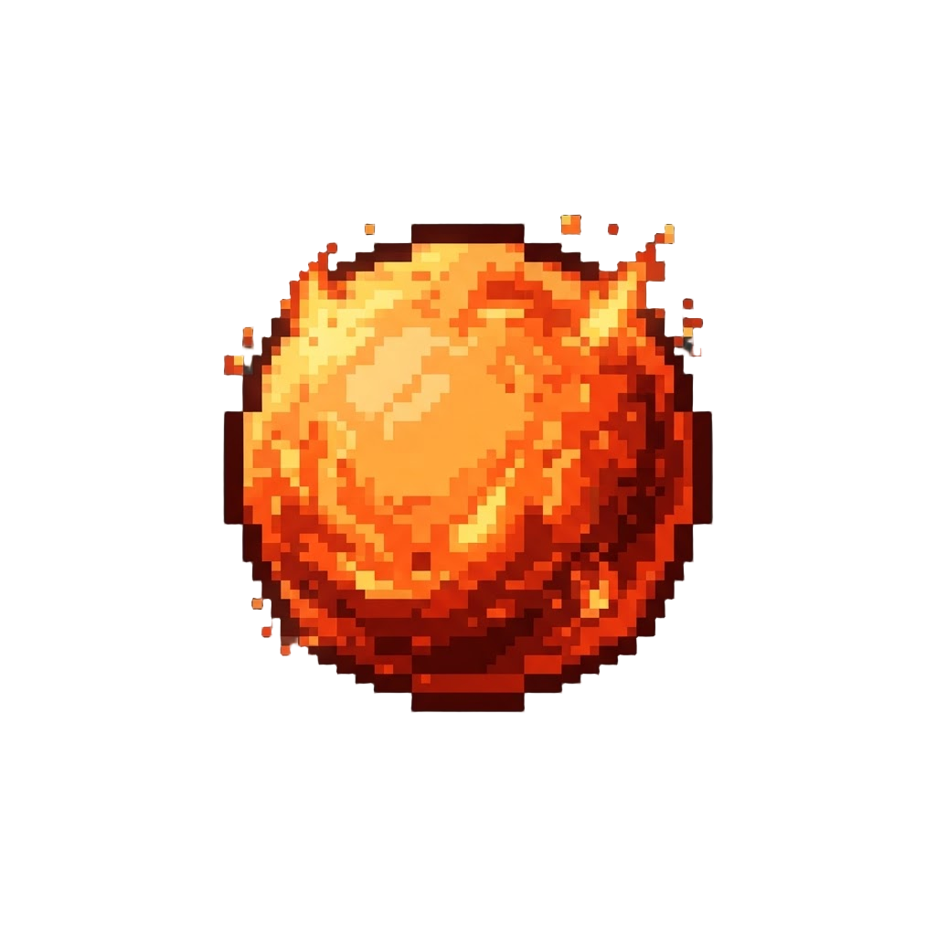 A Bright Fiery Cinder Ball